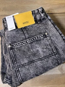 WESC DEMIN ACID GREY CARPENTER JEANS  ( W31 L 32) $ 145.00 - Picture 1 of 8