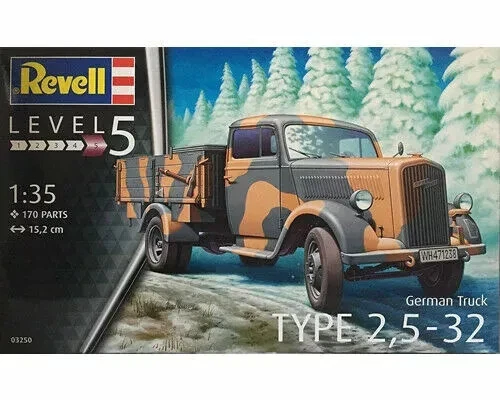 German Opel Blitz Truck Type 2 5-32 : 1:35 - Revell - 03250 - Immagine 1 di 1