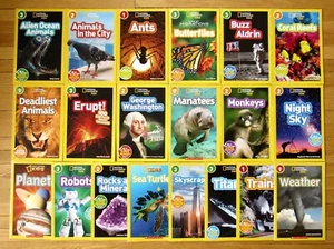 Lot 20 NATIONAL GEOGRAPHIC KIDS Readers Levels 1 2 3 VGC L4 - Imagen 1 de 2