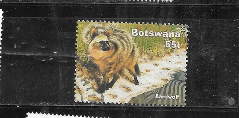BOTSWANA SC# 761 WETLANDS  55t POSTALLY USED OLD  VINTAGE COMMEMORATIVE STAMP Cover