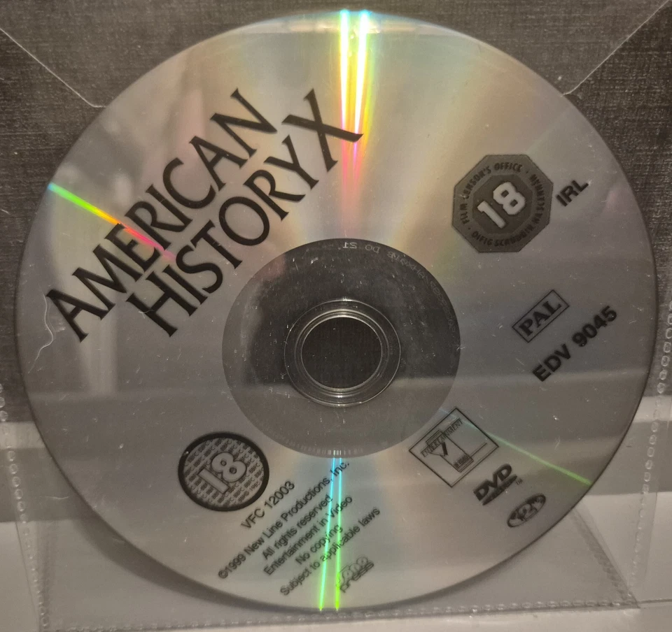 American History X DVD (1999) Edward Norton, Kaye, Disc Only  - Image 1 of 1