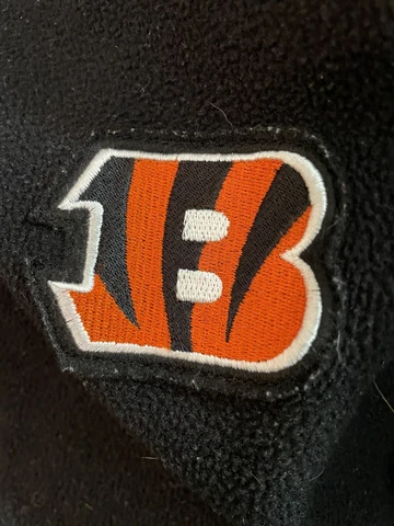 NFL Cincinnati Bengals Jacket XL Mens Sports Illustrated Full Zip Fleece Cover