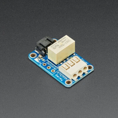 Mini relais Adafruit STEMMA, mini relais sans verrouillage, 3,3 V/5 V, pour A... - Photo 1/4