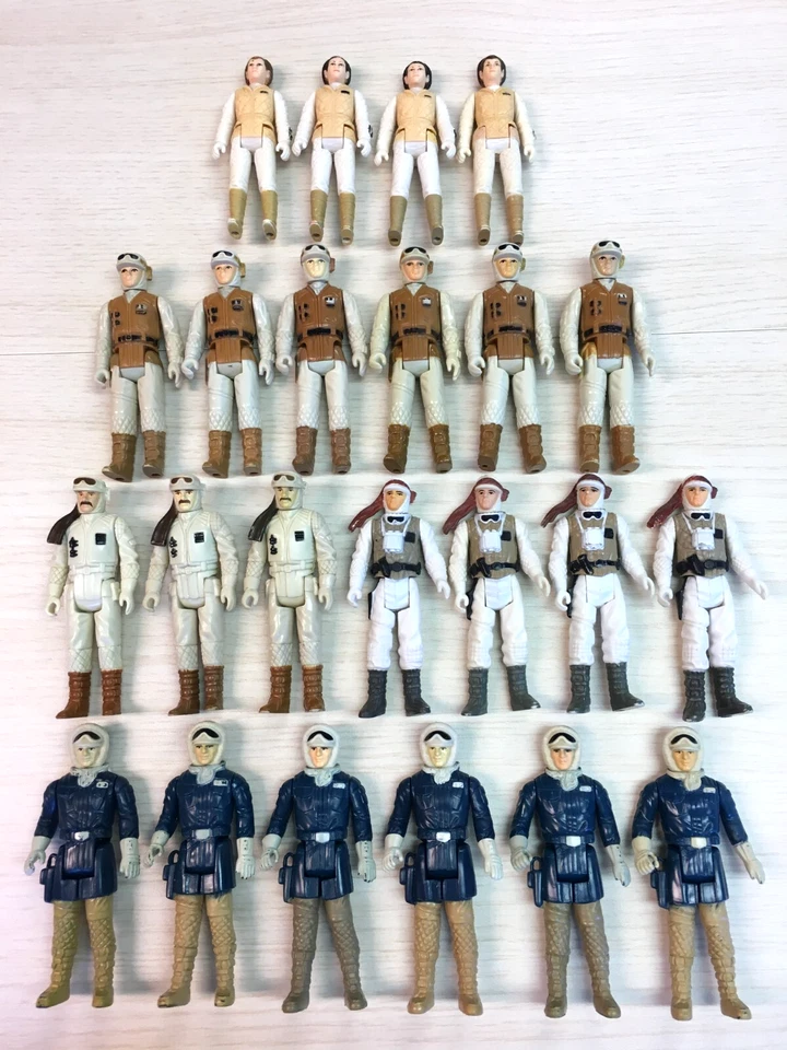 Винтаж 1980 Star Wars Hoth Rebel *ВЫ ВЫБИРАЕТЕ* Kenner Han Solo Princess Leia - Изображение 1 из 1
