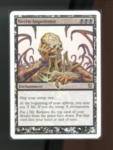 MTG Necro-Impotence FOIL Unhinged 60/140 - Picture 1 of 1