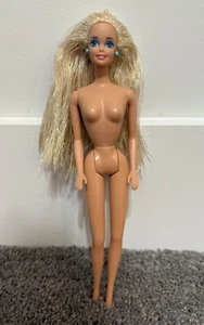 Vintage 1991 Magical Mermaid Barbie Blue Rainbow Glitter Iridescent Hair Nude - Picture 1 of 3