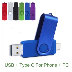 Unidad flash USB tipo C de 2 TB 1 TB 256 GB memoria disco foto U para teléfono Android - Imagen 1 de 15