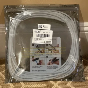 Alex Tech 25ft - 1/8 inch Split Sleeving Cord Protector 1/8"-25ft, WHITE - Picture 1 of 8