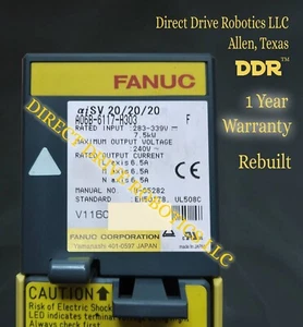 **12mo Warranty**REBUILT**TRY US ONCE**EXCHANGE** Fanuc A06B-6117-H303 - Picture 1 of 5