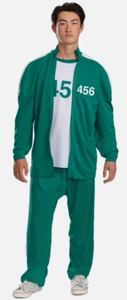 RARE Squid Game Player 456 Track Suit Adult Costume XXL NEW SEALED - Picture 1 of 4