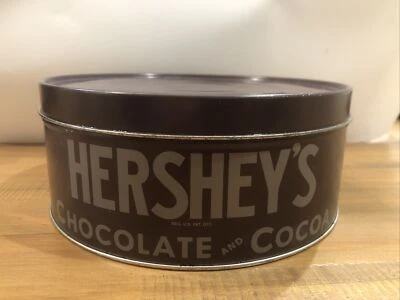 1981 HERSHEY'S CHOCOLATE and COCOA Tin Container Reproduction From Early 1900s - Image 1 of 4