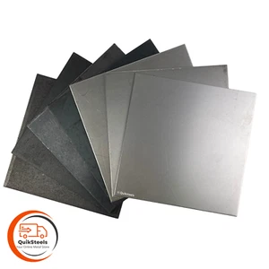 Mild Steel Sheet Metal Square Plate Panel 0.8/1/1.2/1.5/2/2.5/3/4/5/6/8mm Thick - Picture 1 of 10