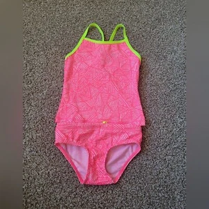 Funkita Two Piece Kids 6T Neon Pink Swim Suit - Picture 1 of 15