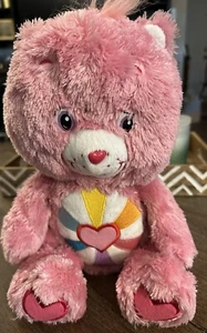 2006 Care Bears Fluffy & Floppy 12” Hopeful Heart Bear - Picture 1 of 8