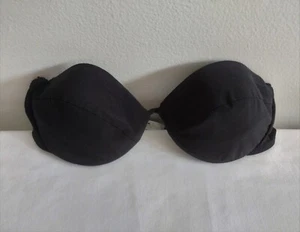 Donna Karan Size 34B Black Strapless Pushup Bra DK#35401 ~ Made in USA - Picture 1 of 10