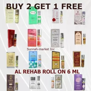 AL-REHAB OIL PERFUME ROLL-ON 6ML / ALCOHOL-FREE(BUY 2 GET 1 FREE) - Picture 1 of 148