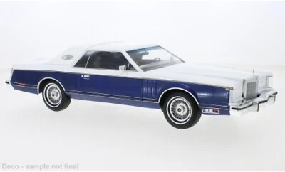 1979 Lincoln Continental MARK V BILL BLASS издание синий/белый масштаб 1/18 diecas - Изображение 1 из 4