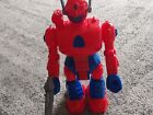 Cyber Robot Red & Blue Lights And Sounds 13" Works 3+