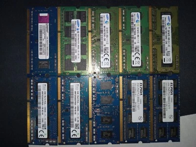 Laptop DDR2 Random laptop RAM sticks Qty 10 tested - Image 1 of 2