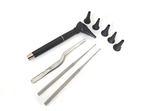 4pcs set Otoscope + 3" Forceps Ear Nose Cleaning - Picture 1 of 1