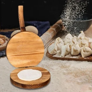 Wooden Tortilla Press Maker Durable Mexican Tortillera Presser Dumpling Wrapper - Picture 1 of 6