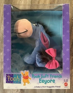 VINTAGE!! 2000 Mattel Winnie The Pooh "Eeyore" prime bambole del bambino 🌟 SIGILLATO!! - Foto 1 di 6