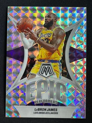 LeBron James 2023-24 Panini Mosaic Epic Performers Mosaic Silver #2 - Image 1 of 2