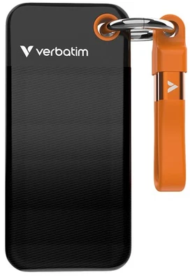 VERBATIM Externe SSD Pocket 1TB schwarz-orange - Bild 1 von 3