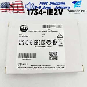 NEW - Allen-Bradley 1734-IE2V SER C 2 Point Analog PLC Input Module 1734IE2V AB - Picture 1 of 3