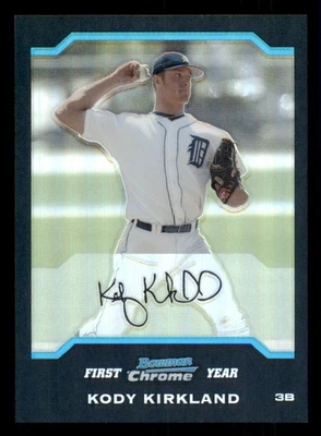 2004 Bowman Chrome Refractors #322 Kody Kirkland - Image 1 of 2