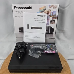 Panasonic DMP-BD90P-K Blu-ray Disc/DVD Player Full HD High BD90 Tested & Working - Picture 1 of 6