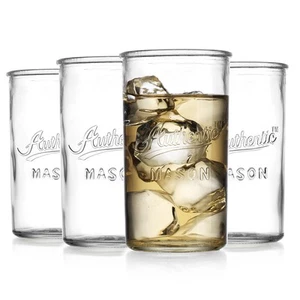 Trinkgläser - 4er Set Original Mason Vintage Glaswaren - Klarglas T... - Bild 1 von 4