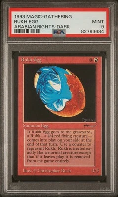 Rukh Egg (Dark) - Arabian Nights - MINT - PSA 9. See MTG in store - Image 1 of 2