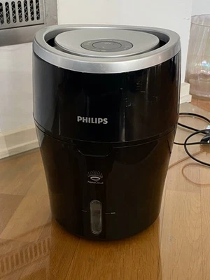 Philips Series 2000 HU4814 Luftbefeuchter - Schwarz/Silberfarben Neuer Filter - Bild 1 von 4