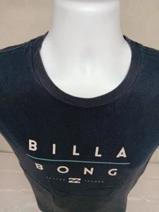 Billabong Mens Medium Fits  Small Blue Graphic Short Sleeve T-Shirt Logo - Picture 1 of 11