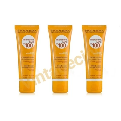 3 PCS Bioderma Photoderm MAX SPF 100 Sunscreen UV Sunblock Cream 40ml NEW - Image 1 of 4