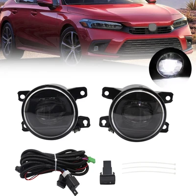 2 PIEZAS LED luz antiniebla antiniebla con interruptor para Honda Civic 2022 2023 2024 derecha+izquierda Foto 1 de 4