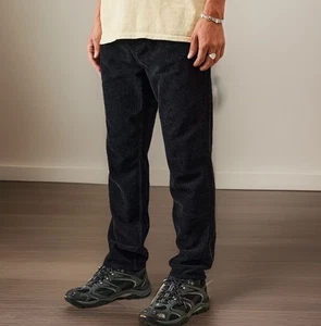 Pantalones de chándal BDG URBAN OUTFITTERS para hombre grandes negros Les Benjamins pana usados en excelente estado - Imagen 1 de 15