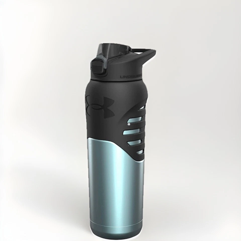Botella Under Armour 24 oz aislada al vacío de acero inoxidable Dominate a prueba de fugas Foto 1 de 2