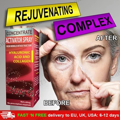 Suero de péptido de colágeno y ácido hialurónico spray retinol vitamina Matrixyl arruga Foto 1 de 4