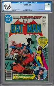 BATMAN No. 332 CGC 9.6 Jim Aparo Art! 1st Catwoman Solo Story! NEWSSTAND! - Picture 1 of 2