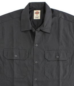 Dickie's Men's Work Shirts, Cotton Blend Short-Sleeved Shirts, Front Pockets - Picture 1 of 11