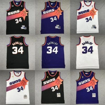 Adult Phoenix Suns 34 Shirt Top Stitched S-2XL - Immagine 1 di 2