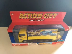 ACTION CITY - CITY TRUCK Realtoy METAL Scale 1:50 New in Unopened Box - Picture 1 of 2