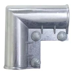 Chain Link Fence Gate: 1-3/8" x 1-3/8" Aluminum Elbow with Nut and Bolt - Picture 1 of 4