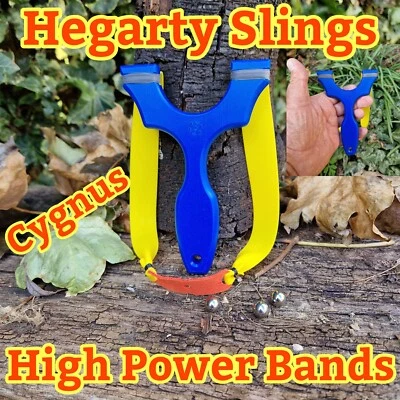 HEGARTY SLINGS CYGNUS SNIPERSLING Catapulta/eslinda, POTENTE CYGNUS, HDPE ROJO 12 mm, eslingas Hegarty