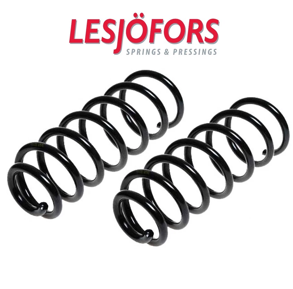 Juego de pares de muelles helicoidales traseros izquierdo y derecho Lesjofors 4295842 para Volvo XC70 Foto 1 de 1
