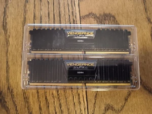 Corsair Vengeance LPX 16GB (2x8GB) 3200mhz DDR4 RAM - Black - Picture 1 of 5