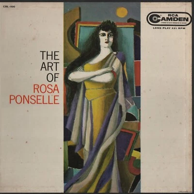Rosa Ponselle The Art Of Rosa Ponselle RCA Camden – CBL-100 Box Set Mono 2xLP - Image 1 of 3