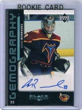 2006-07 Upper Deck Black Diamond Gemography #G-AB Adam Berkhoel NM-MT Auto Thras